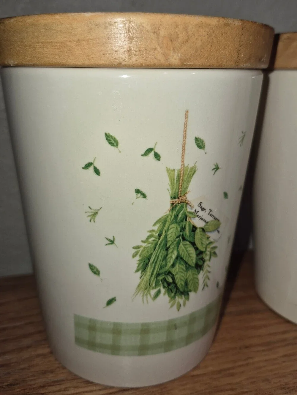 2 Pimpernel International Brand Herb Containers,Designed In England, Like New!